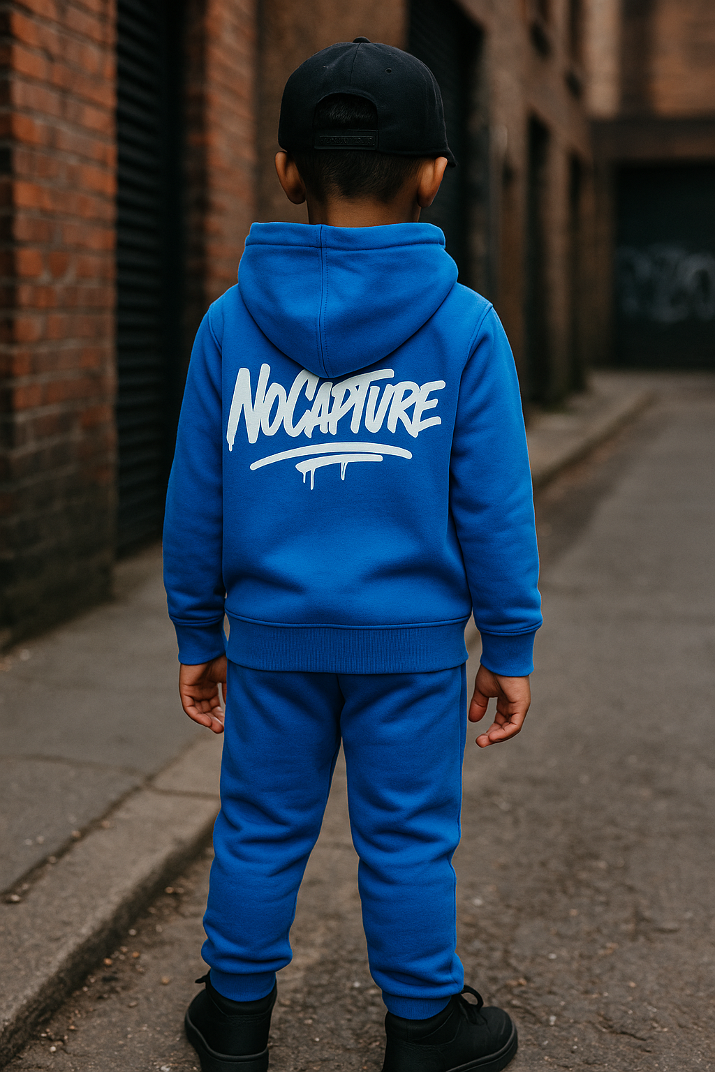 Kids Intenseblue NC Fluffy Set Hoodie & Broek